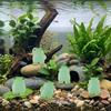 6PCS Cute Luminous Frog Figurines Glow At Dark Frog Decoration Mini Frog Statues  Office Decor