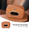 For Alfa Romeo Car Tissue Box Leather Seat Back Hanging Napkins Paper Towel Bag For Alfa Romeo 159 Giulietta Giulia 147 Mito 156 TJ0