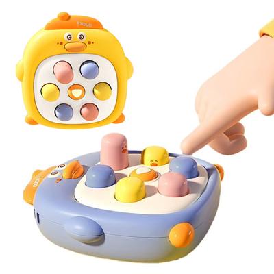 Мини-ударь крота, развивающая игрушка для координации рук и глаз, случайный цвет, детская декомпрессионная игрушка для защемления пальцев
