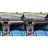 Для BMW E46 1998-2005 Углепластик Панель приборов Центральная центральная Панель Декоративная полоска Аксессуары для салона автомобиля Декоративные наклейки