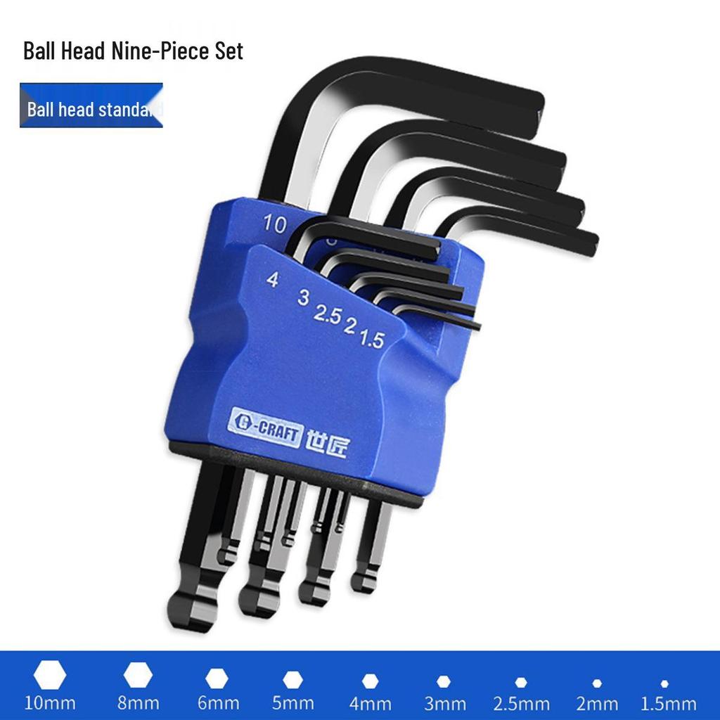 Набор из 9 шестигранных ключей Torx и квадратных