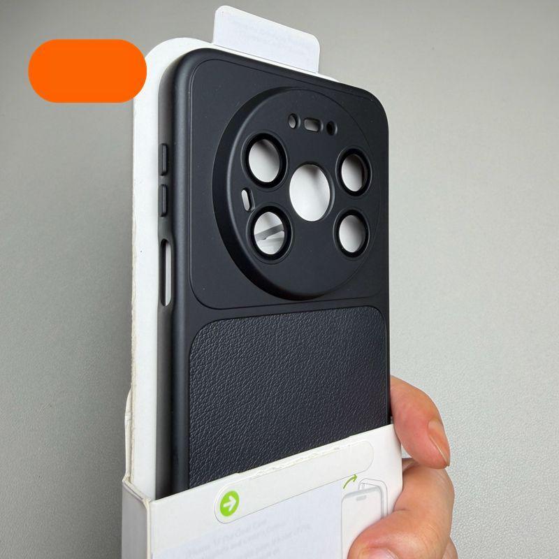 Чехол для Xiaomi 17 Ultra Чехол для Xiaomi 15 Ultra Обложка Mi 14 Ultra mi 13 Ultra Кожаный Роскошный Чехол для Линз Защитный Матовый Кожаный Задняя Крышка