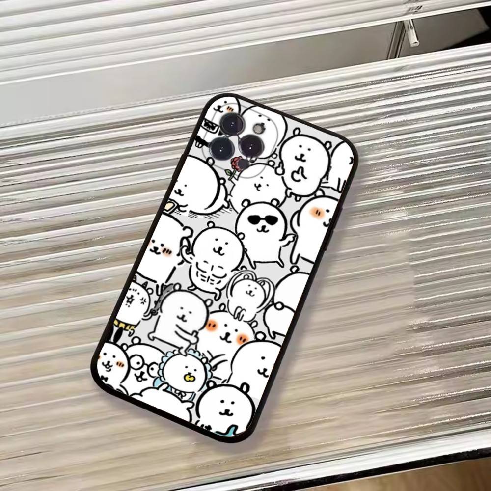 Смешной мультяшный J-Joke B-Медведь Чехол для телефона для iPhone 17, 16,15,14,13,12,11 Plus,Pro Max, Другие Мягкий черный чехол