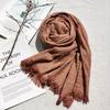 Унисекс Хлопок Лен Осень Зима Мужской Шарф Мода Мужские Шарфы Теплый Шейный Платок Мягкий Длинный Шарф с Кисточками Мужская Пашмина Буфандас
