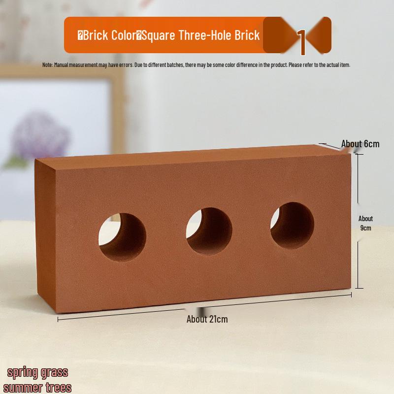 Kindergarten EVA Foam Building Blocks for Kids - Red Brick Set