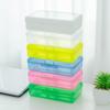 Clear Plastic Pencil Box Large Capacity Pencil Box Stacking Sketch Pencils Organizer for Case Office Supplies Storage Bo