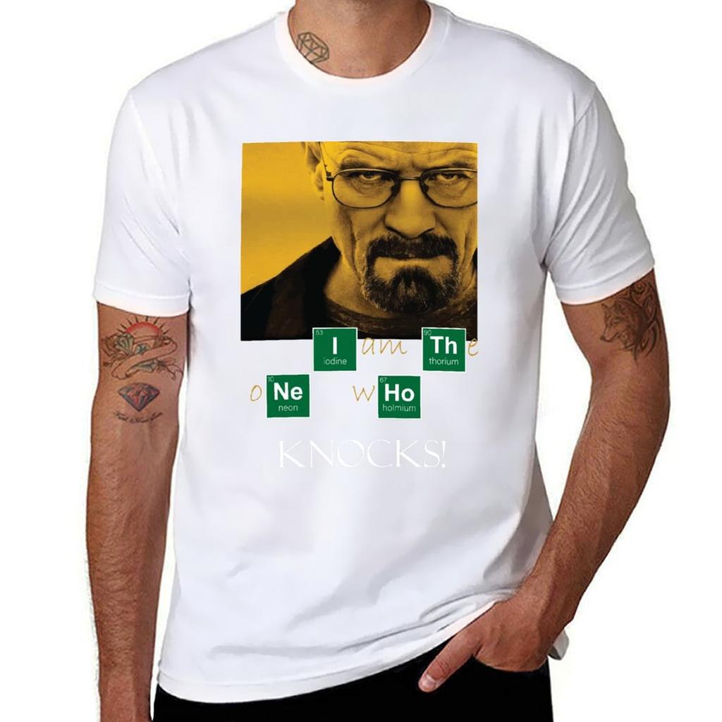 I Am The One Who Knocks Breaking Bad Tshirt Worker Basic Short Sleeve Tee Tshirt