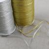 4mm 20yard Gold Silver Macrame Cord Rope String For Sewing DIY Rope Ribbon Crafts Twine Twisted Thread Christmas Home Decoration