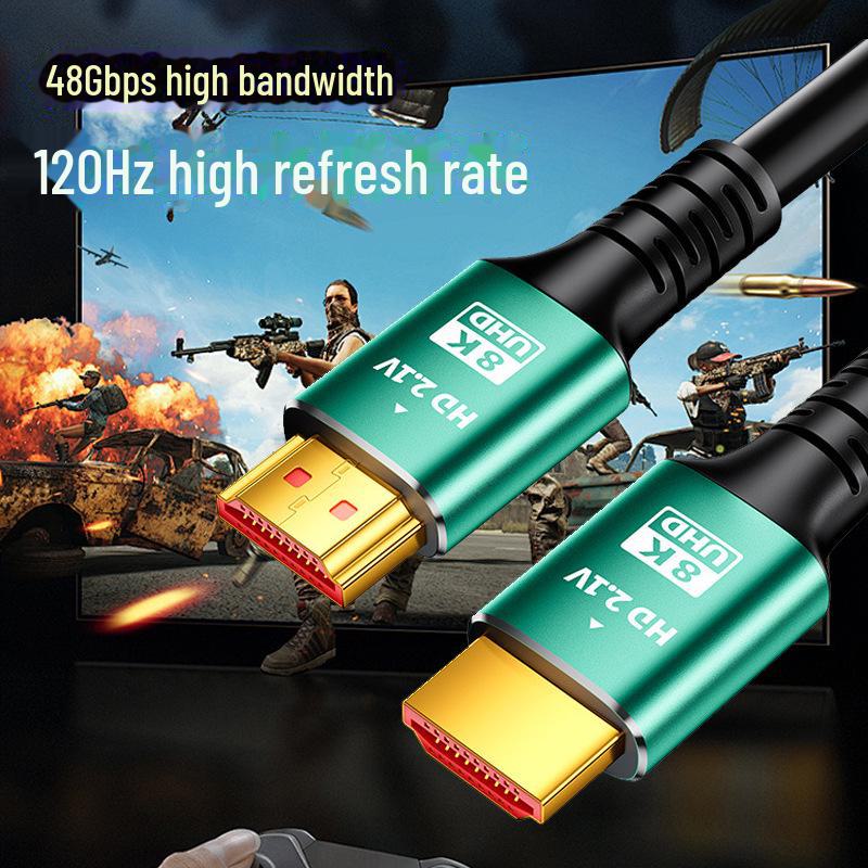 8K HDMI 2.1 Cable for PS5, Computer, TV, Projector, Video Display