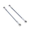 1 пара 255 мм комплект рулевых тяг стальной сплав 8 мм шаровый шарнир наконечник рулевой тяги в сборе для картинг дрифт трайк квадроцикл квадроцикл мини