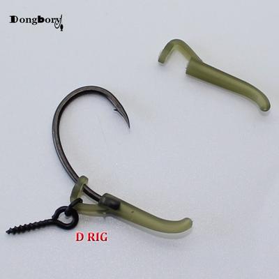20 шт. аксессуары для рыбалки на карпа с крючками и рукавами, готовые D-rig, выравниватель лески, снасти для зиг-рига, терминал, снасти, всплывающие бойлы