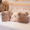 New Big-eyed Dog Pillow Doll Cute Bear Plush Doll Sofa Cushion Girl Sleeping Doll Gift