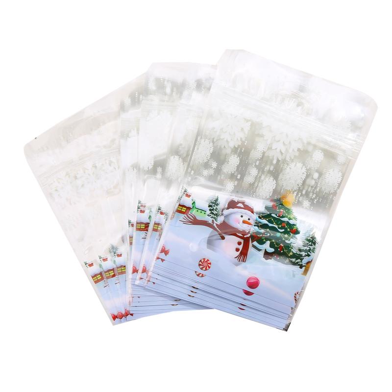 50 шт. Рождественский пакет для конфет Пакет для упаковки «Снежинка»