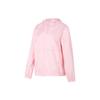 Solid Logo Sports Casual Loose Eco-Friendly Windproof Water-Repellent Lightweight Woven Hooded Jacket Women Jackets Soft-Pink DM6180-690