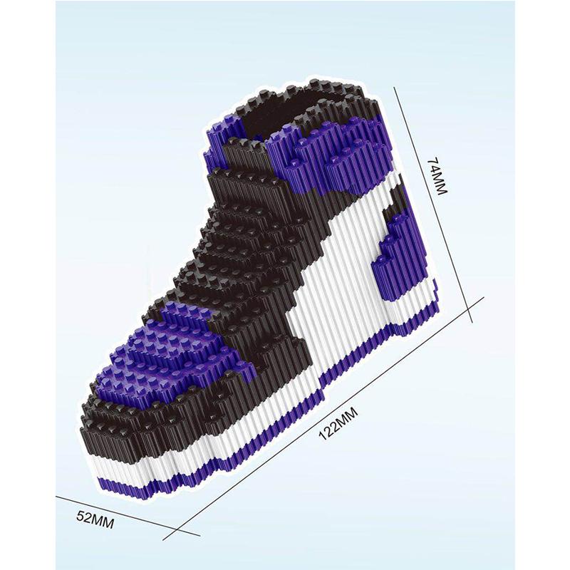 Mini Building Block Basketball Shoes Model Sneakers Build-bricks Set DIY Assembly For Kids Gifts Blocks Toy