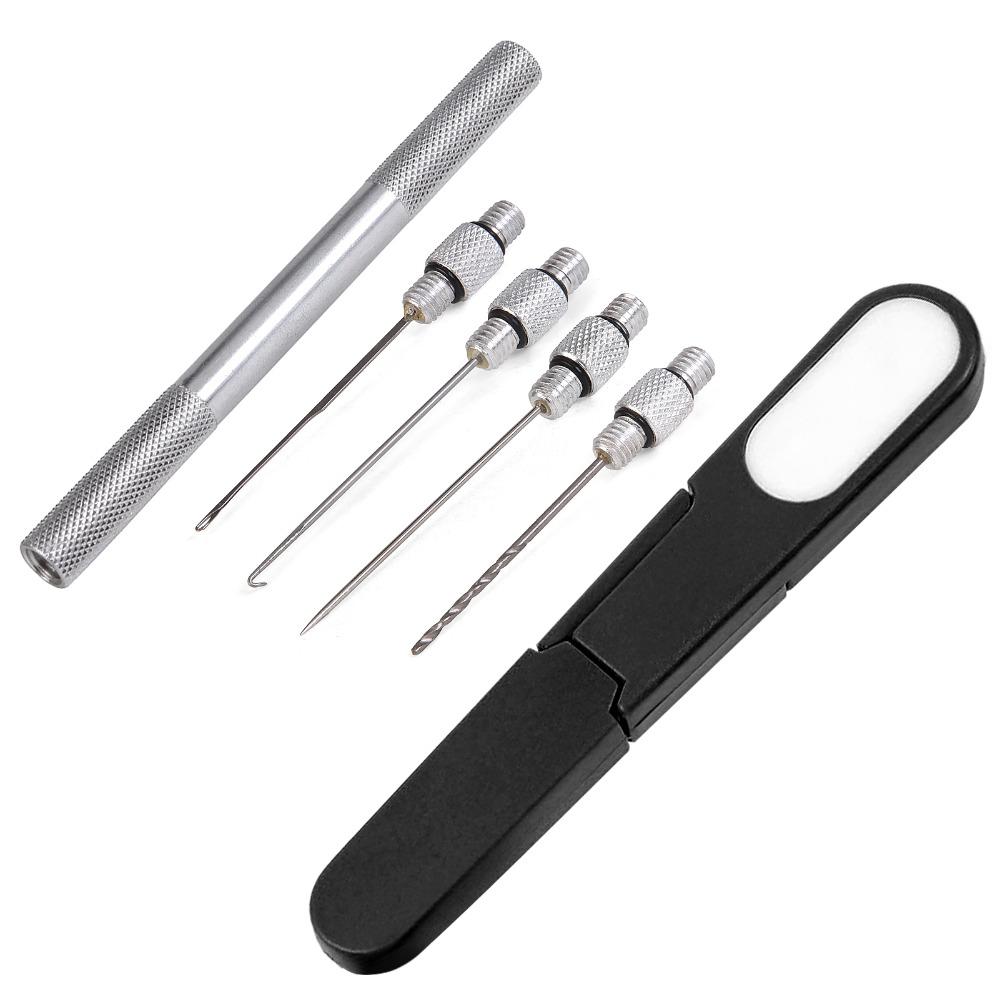 Secure Grip Fishing Bait Needle Lightweight Bait Drill Stringer Bait Needle Kit  Carp Fishing