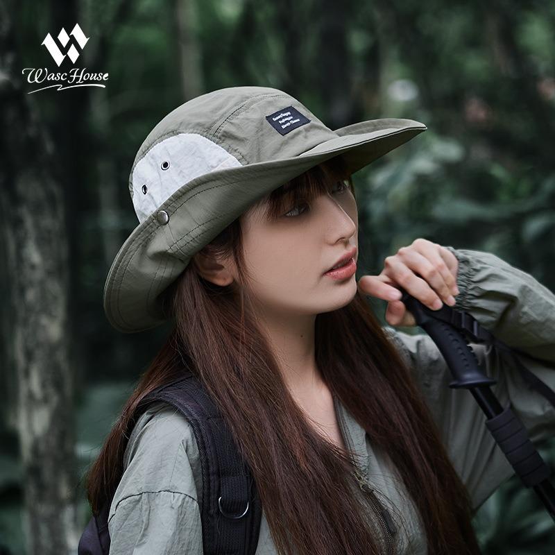 Color Matching Bucket Hat Sun Protection Sun Hat Men and Women Summer Hiking Camping Quick Drying Mountaineering Hat Travel Leisure Basin Hat