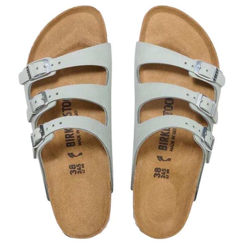 Birkenstock Шлепанцы-слайдеры Florida Женские Светло-голубые Узкие 1030319
