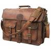 {Pack of 5}  Vintage Genuine Leather Satchel Shoulder Bag Messenger Laptop Briefcase for Men