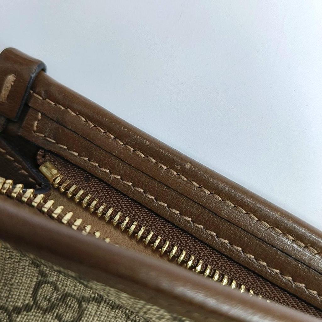 [Pre-Owned] Gucci Beauty Case With Interlocking G 'Beige/Ebony/Brown Sugar' - Very Good #1V05W8K