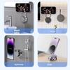 Metal Vacuum Magnetic Car Phone Holder Foldable Design 360° Adjustable Vacuum Mount for Car/Desk/Bathroom/Universal Use