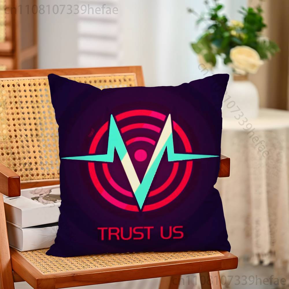 VOX TTrust US HHazbinS Забавная Наволочка Антипылевой Клещ Наволочка Невидимая Молния Шелковистый Короткий Плюш Чехол для Подушки Дивана