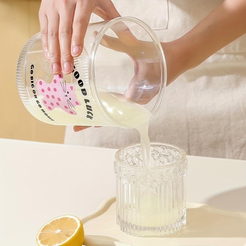 1 Cat Yogurt Filter and 5 Bags, Can Filter Approximately 33-35 Ounces of Yogurt, Cute Home Essential Rotating Press Quick and Easy