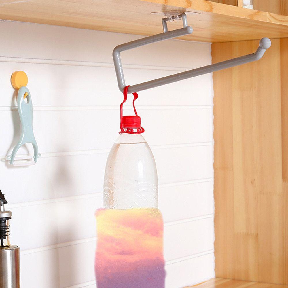 Toilet Towel Plastic Paper Hanger Holder Self Adhesive