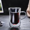 Double Wall Glass Cup Transparent Heat Resistant Milk Water Mini Whisky Cup Espresso Coffee Cup Bar Drinkware Gift