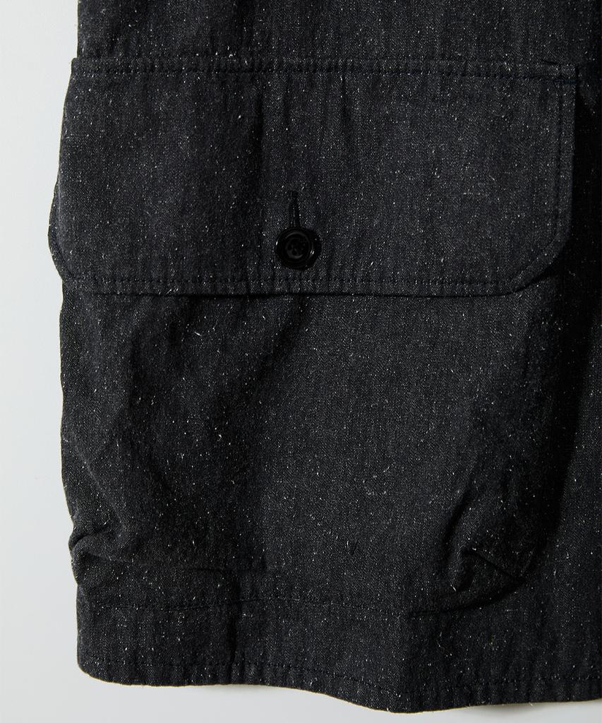 Horlisun Weaver Slik Denim Vest Black