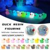 Mini Resin Colorful Duck Ornament Miniature Figures Tiny Duck Handicraft Micro Landscape Dollhouse Decoration 100/200/300Pcs