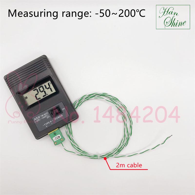 Handheld Digital Thermometer Type K Thermocouple -50~1300 °C Temperature Measuring Meter 902C