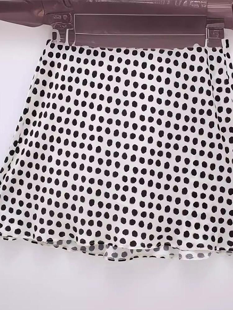 Длинное платье на бретельках с принтом в горошек, женское длинное платье с v-образным вырезом, без рукавов, с открытой спиной и 3D цветком, женское летнее праздничное женское платье