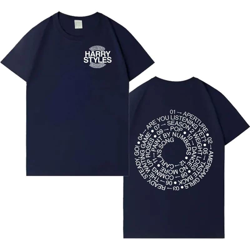 Singer Harry Styles 2026 New Album Letter Print TShirt Comfortable HipHop Loose TShirt Unisex Casual Crew Neck TShirt
