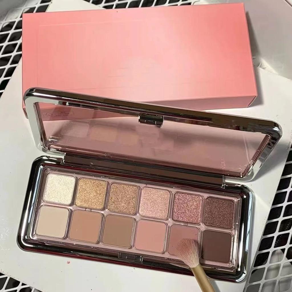 12 Colors Glitter Eye Shadow Palette Makeup Earth Matte Pigmented Powder Multiple Color Eye Shadow Long Lasting Beauty