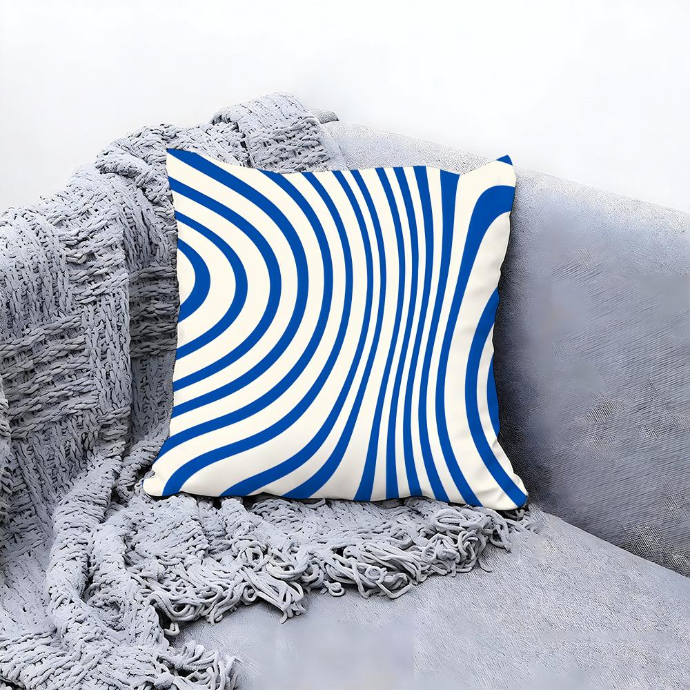 Cute Zebra Pattern Print Cushion Cover Premium Comfort Reversible Pillow Cove Two in One Design for Any Room Car Interior