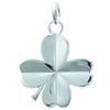 [D0965] — Серебряный кулон «Клевер» — 15 мм