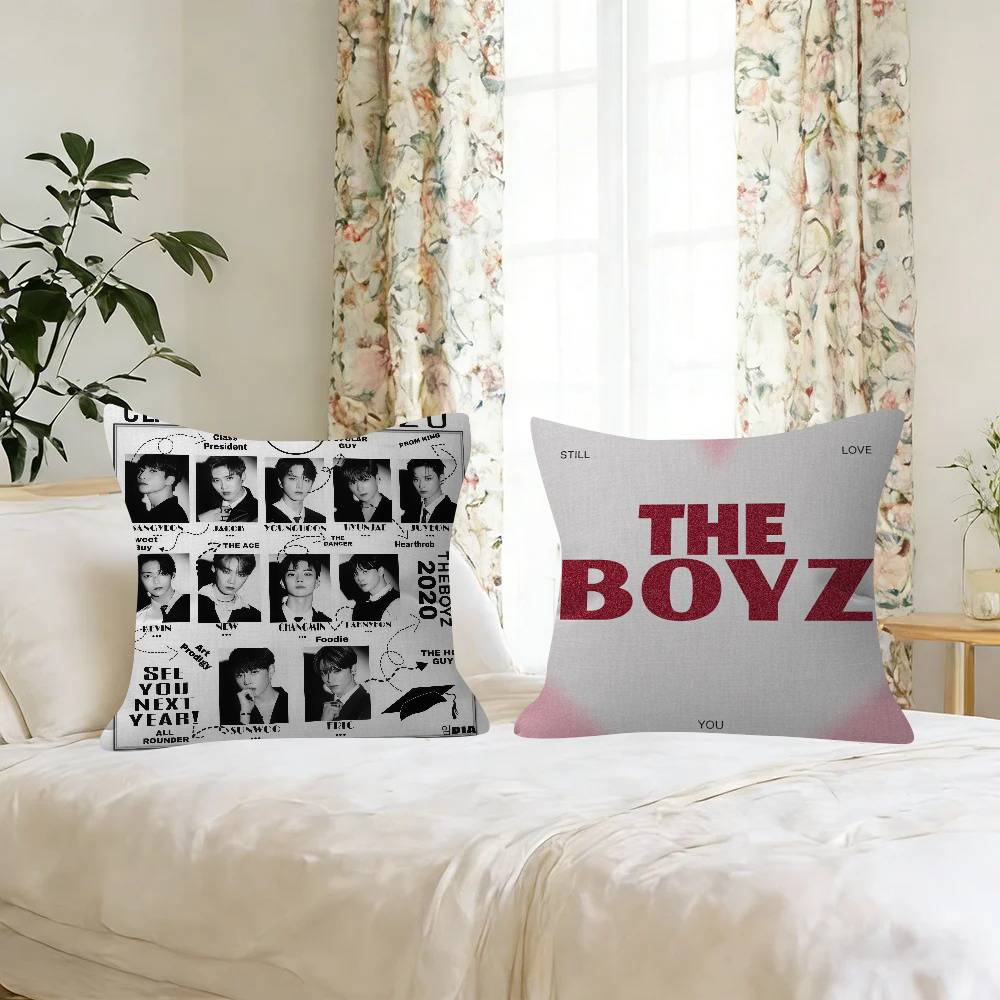 Cushion Cover Pillowcase Upholstery Sofa Throw Pillow Home Decor Pillowcas Korean The Boyz Group Album