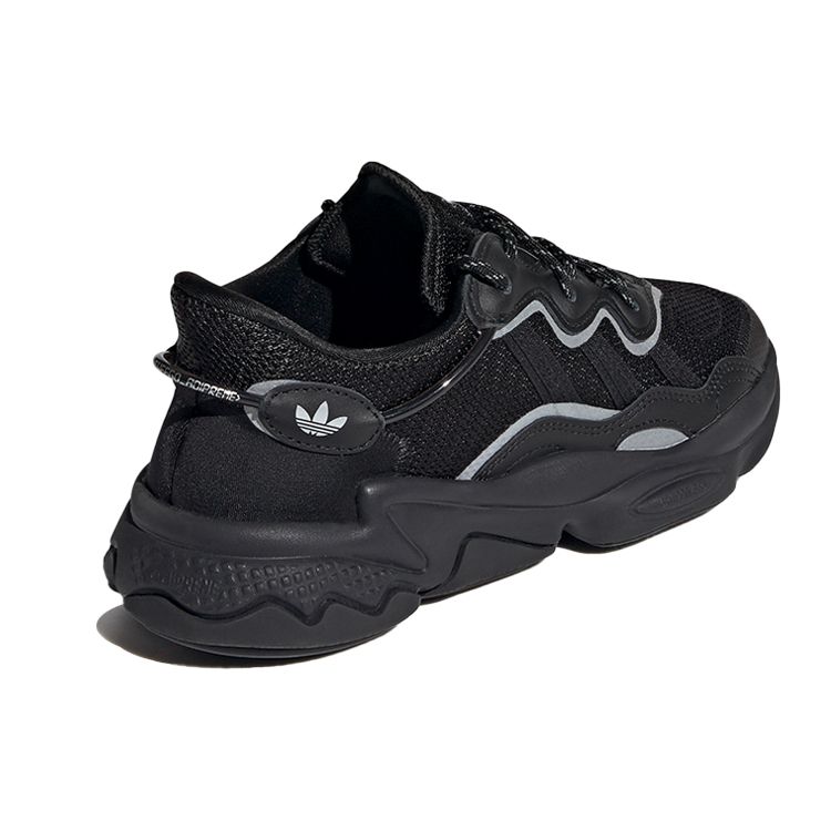 adidas Ozweego Черные светоотражающие женские кроссовки Core-Black Reflective-Silver Q46168