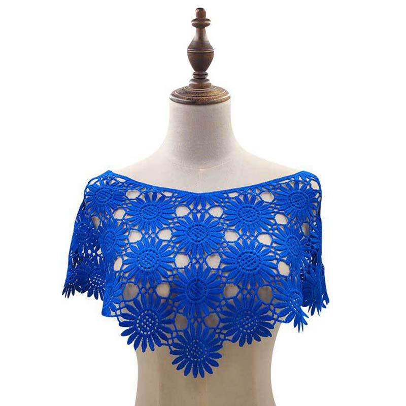 Hollow Dress Applique DIY Sewing Motif Lace Collar Sewing Craft Blouse High Quality Lace Fabric 1PC 3D Hot Sale Trims Popular Neckline Decor