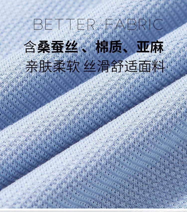 Summer Half Zipper Cotton Hemp Short-sleeved T-shirt for Men Polo