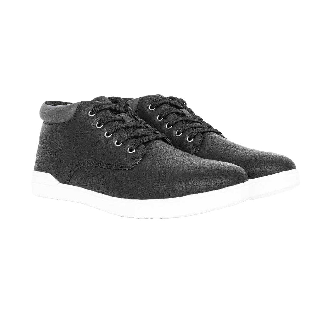 Crosshatch Mens Alistair Leather Trainers