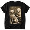 Retro Dalmatian Tattoo Artist Shirt Funny Dog Lover Graphic Tee