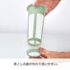 HARIO Cold Brew Tea Pot with Basket Mesh, 1200ml Capacity, Smoky Green, Heat-Resistant Glass, Boiler and Dishwasher Safe, Made in Japan, HCC-12-SG