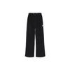 Спортивные брюки с широкими штанинами и логотипом, однотонные, на шнуровке, женские, черные DQ1871-010