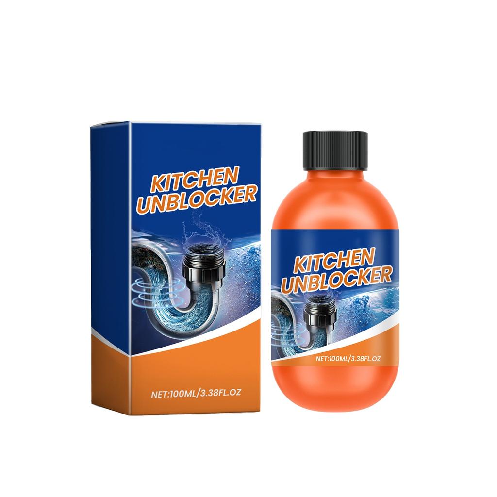 Kitchen Unblocker Cleaner Sink Kitchen Toilet Pipe Quick Dredging 100ml