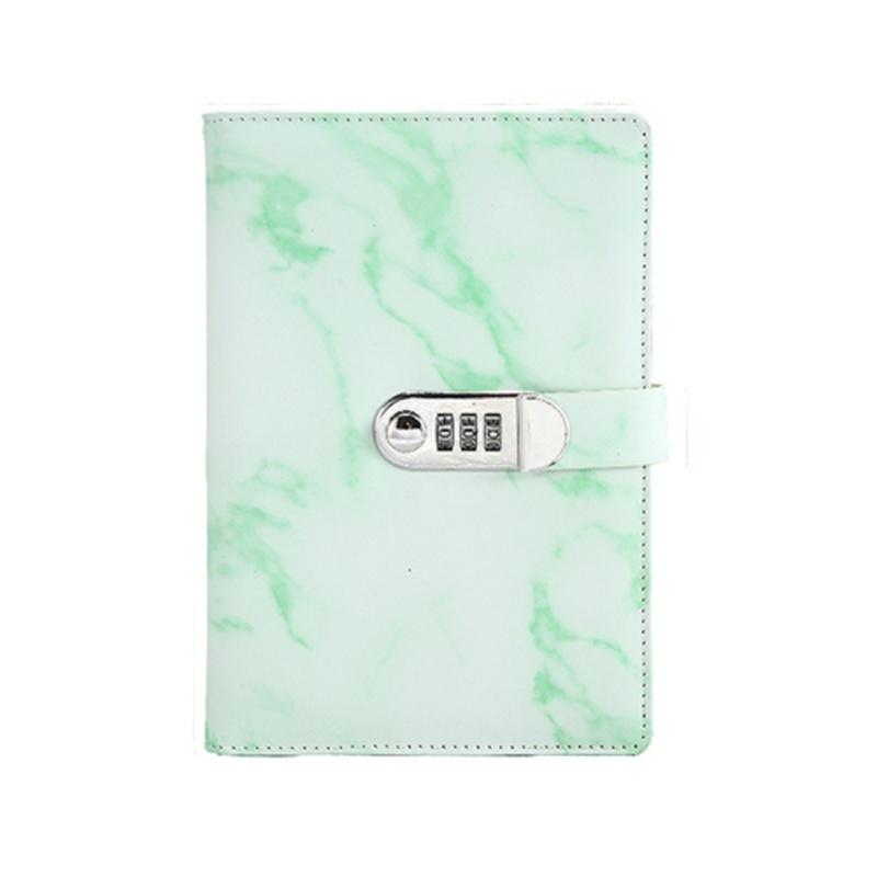 Новый школьный блокнот, бумага, 100 листов, личный дневник с кодом замка, толстый кожаный блокнот, офисные школьные принадлежности, подарок