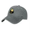 Campfire Night Washed Canvas Baseball Cap Forest Scene Embroidery Hat for Outdoor Nature Lovers