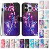 Цветной рисунок Кошелек Чехол-книжка для Samsung Galaxy M35 M13 M14 M15 M22 M23 M33 M52 M53 M54 M55 M62 F15 F23 Подставка Флип Чехол для телефона
