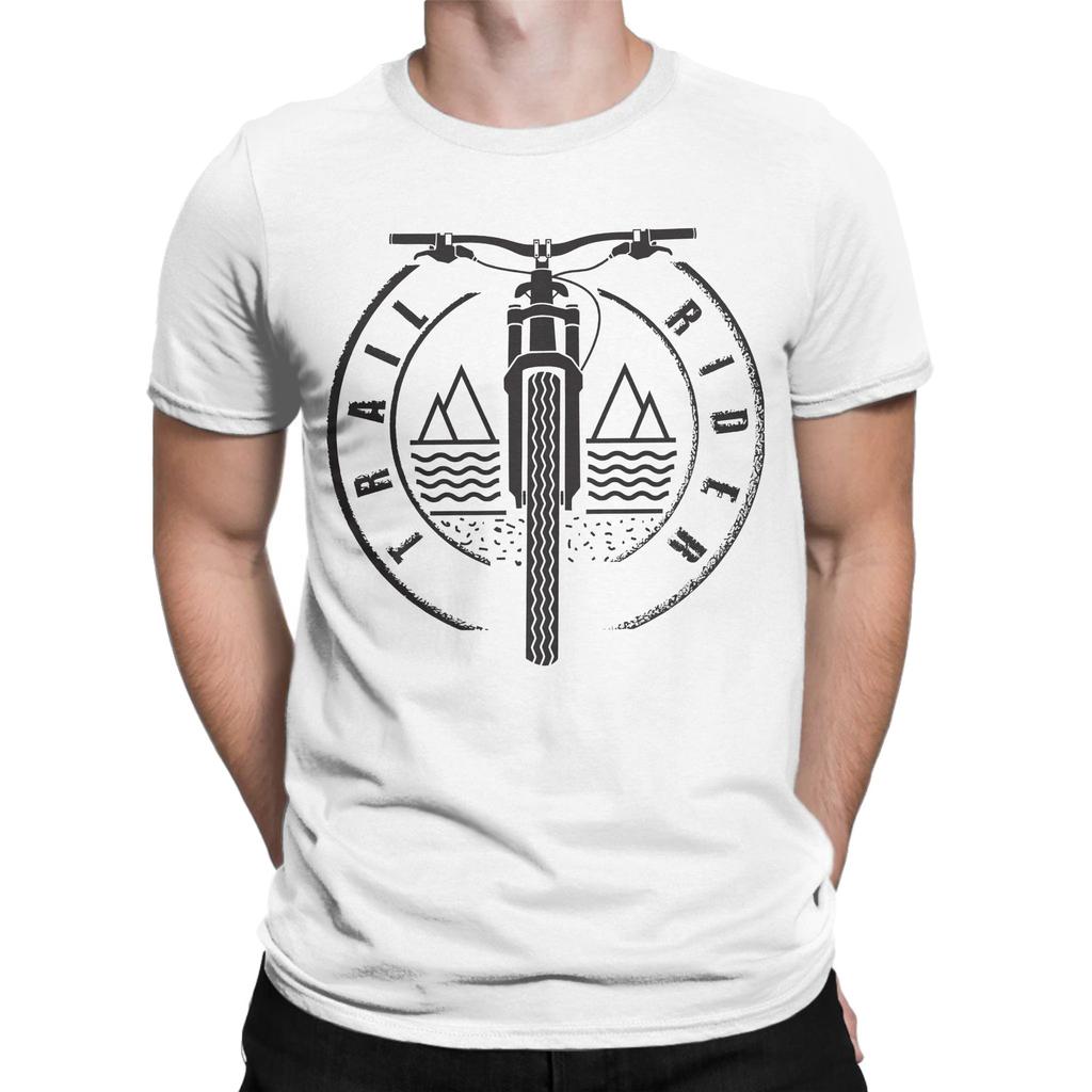 MTB Mountain Bike Trail Rider Classic Novelty 100% Cotton T-Shirt Tops Tees For Men